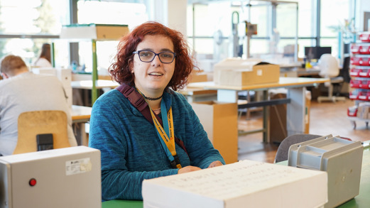 Arbeitsplätze mit Unterstützung